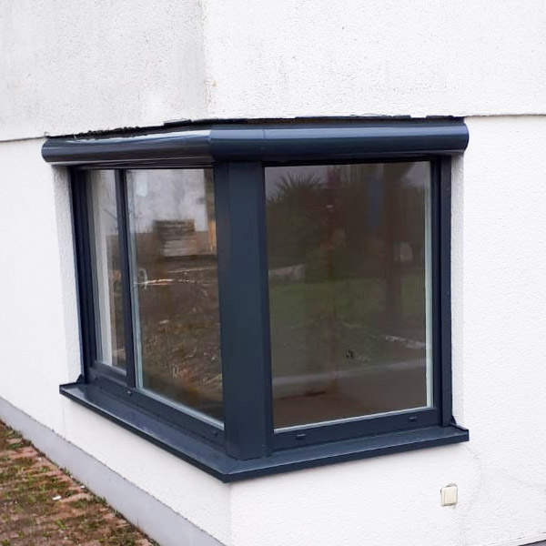 Kunststofffenster mit Aluminiumverkleidung