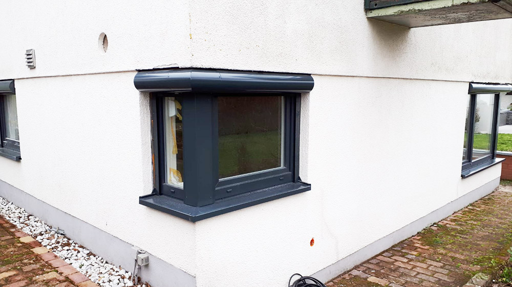 Kunststofffenster mit Aluminiumverkleidung