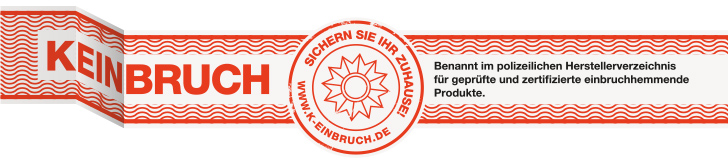 K-EINBRUCH Prüfsiegel